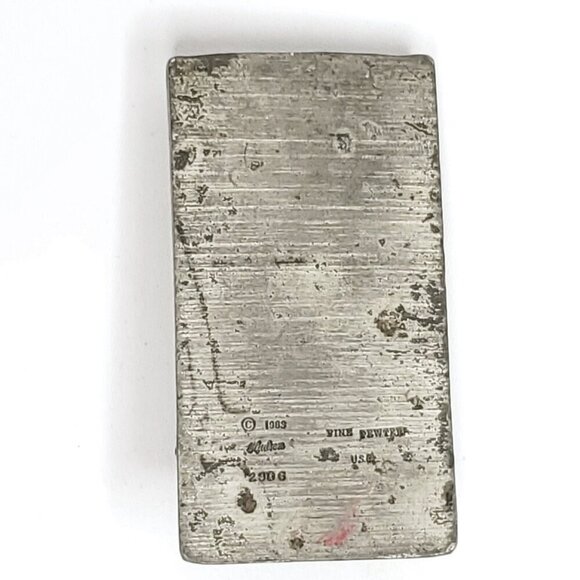 Dog Figure Figurine Hudson Pewter Sunning On Beach Towel Cool Sunglasses - Picture 2 of 3